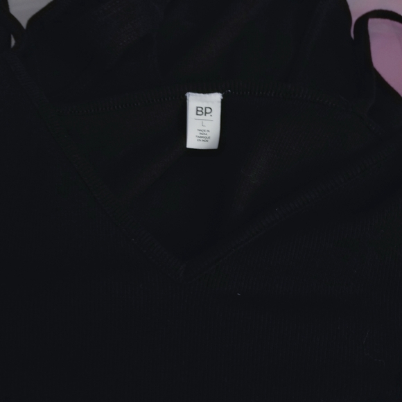 BP V-neck Ribbed Thong Bodysuit Spaghetti Straps - Picture 4 of 5